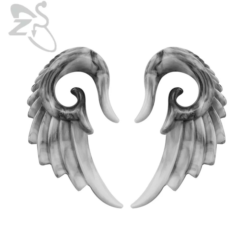 Grey & White Wing Spacers 4G/5mm
